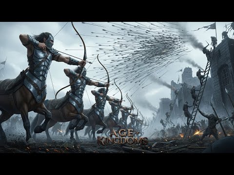 Age of Kingdoms | Centaurs Guarding Helm’s Deep | Epic Battle Against the Orc at Night Siege