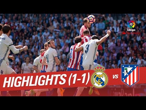 Highlights Real Madrid vs Atlético de Madrid (1-1)