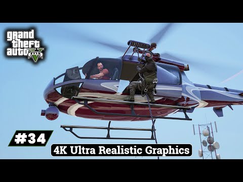 GTA 5 4K Ultra Graphics Gameplay | #34 | Abheesh Gaming