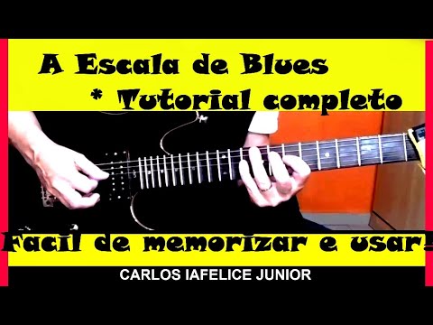 Escala de Blues   Facil de  tocar e usar!