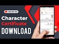 character certificate download kaise kare 2023 | Mobile se character certificate kaise download kare