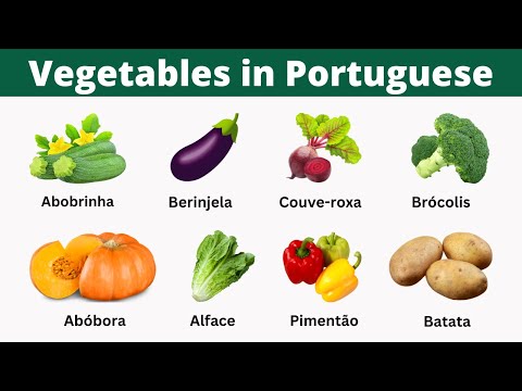 35 Vegetables in Portuguese