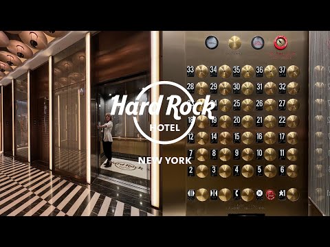 Awesome New Schindler Traction Elevators - Hard Rock Hotel Times Square - New York, NY