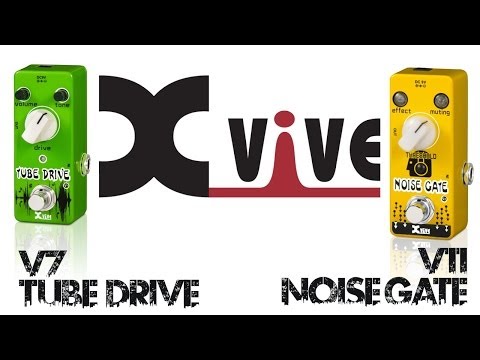 Xvive V7 Tube Drive & V11 Noise Gate Demo by Glenn DeLaune