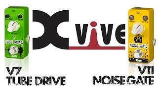 Xvive V7 Tube Drive & V11 Noise Gate Demo by Glenn DeLaune