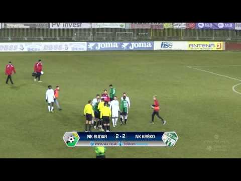 19. krog: Rudar - Krško 2:2; Prva liga Telekom Slovenije 2016/17