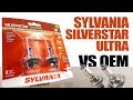 Sylvania Silverstar Ultra vs OEM / Original Headlight Bulbs Comparison