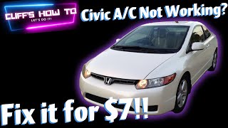 Civic A/C Not Working? Check This First!!!
