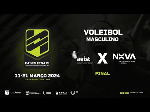 FASES FINAIS CUL 23/24 VOLEIBOL M 3º/4º  - AEFA VS ULisboa