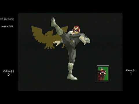 SSS 10.2 SSBM - Golden [L] (C. Falcon) vs. Kalvar [L] (Marth) - Melee GF2