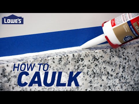 How To Caulk with a Caulking Gun