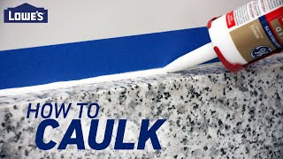 How To Caulk with a Caulking Gun