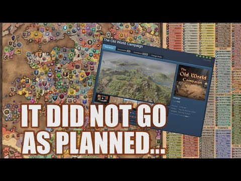 I Tried the OLD WORLD MOD with the Weakest Faction Imaginable