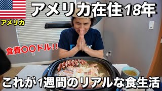 物価高のアメリカで生き延びる日本人の1週間の食生活!!気になる食費の値段も公開します。