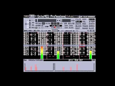 Street Fighter II Vega Stage (Octamed on Amiga)