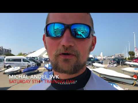 2018 Laser Senior Europeans - Training day - Interviewing the Slovak team