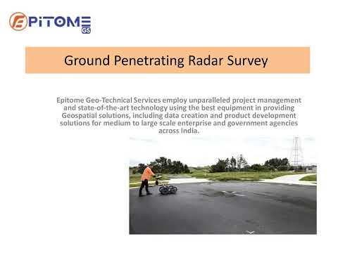 Underground utility survey mapping service