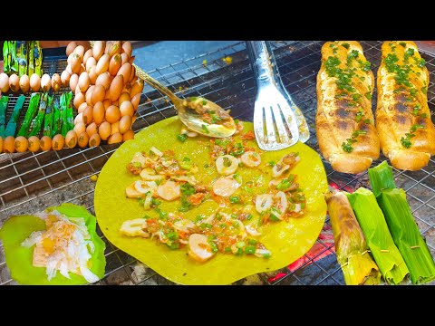 Grilled Banana Sticky Rice, Vietnamese Pizza, Num PoPea, SangVak, Grilled Eggs, & More -  Food Tour
