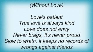 Stacie Orrico - Without Love Lyrics
