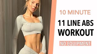 11 LINE ABS/ INTENSE UPPER, LOWER ABS &amp; OBLIQUES WORKOUT/- Angela Kajo