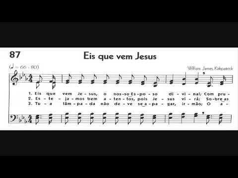 Hinário 5 CCB - Hino 087 - Eis que vem Jesus - Strings - Teclado Yamaha PSR S670