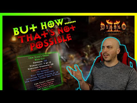 Mephisto Rolled Me Cow King's Horn and Set Shako - Diablo 2 Resurrected