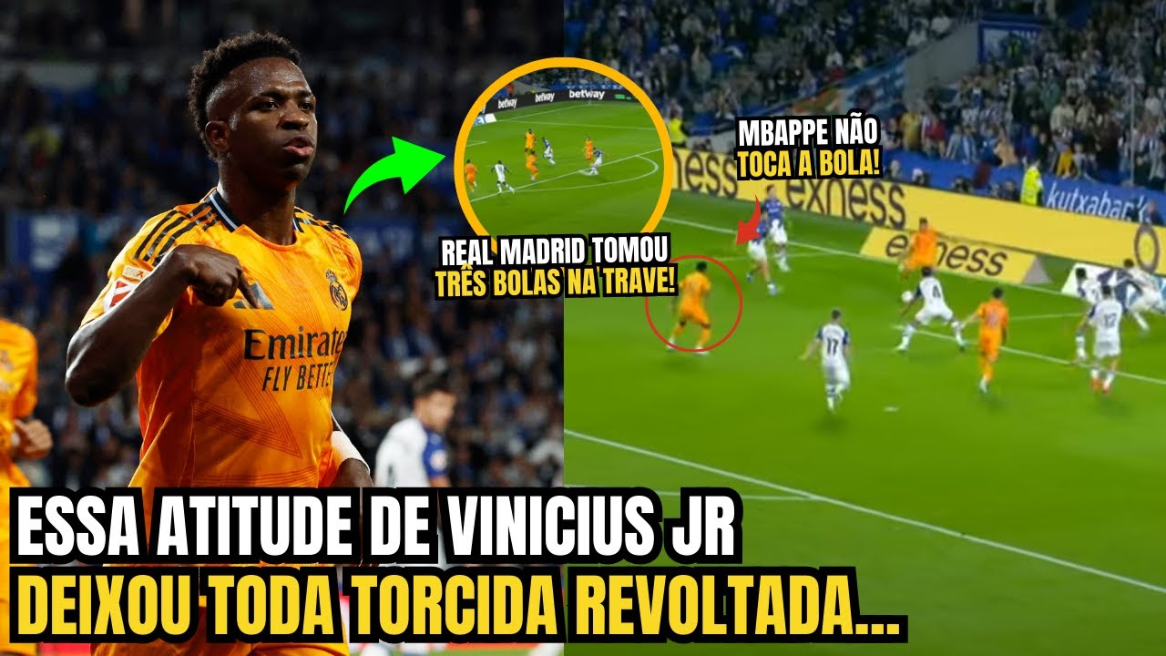 🚨NOSSA! OLHA A ATITUDE QUE VINICIUS JUNIOR TEVE HOJE QUE DEIXOU ESPANHOIS REVOLTADOS!!