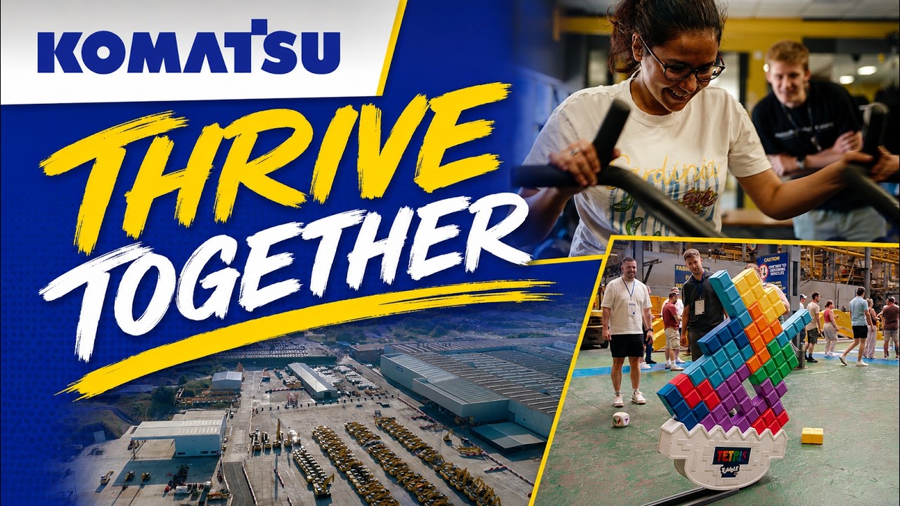 Komatsu UK Thrive Together Wellbeing Event