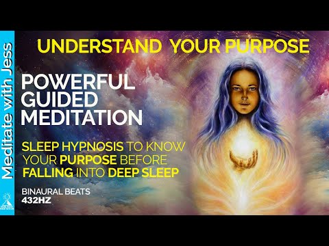 SEE and FEEL Your SOUL'S PURPOSE. Sleep Hypnosis/Guided Meditation. Travel With Your Intuition.