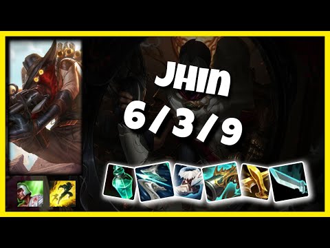 Jhin 11.1 Gameplay Challenger Replay Bot Lane - S11 (6/3/9) - OCE