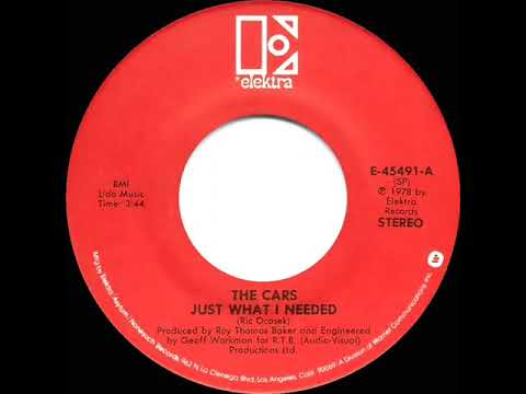1978 HITS ARCHIVE: Just What I Needed - Cars (stereo 45)