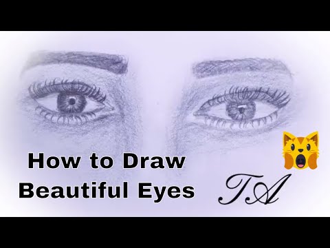 How to Draw Beautiful Eyes | Easy & Step by Step Guide Video