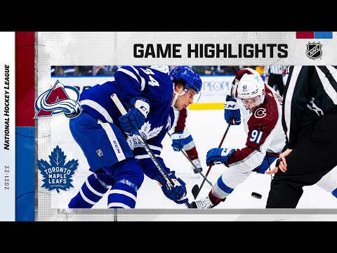 Avalanche @ Maple Leafs 12/1/21 | NHL Highlights