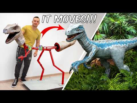 Homemade ROBOTIC VELOCIRAPTOR [ Blue ] - Jurassic World Dominion
