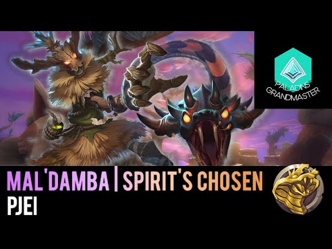 Paladins Grandmaster | Pro Mal'Damba Solo Healer (Pjei)