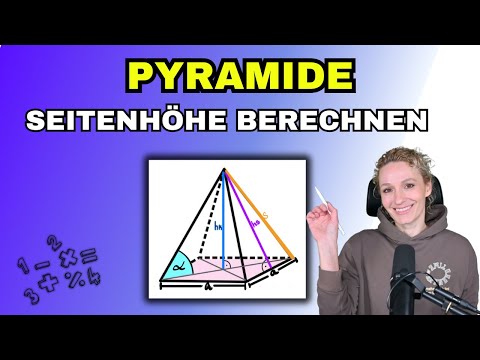 Pyramide -  Seitenhöhe berechnen einfach erklärt