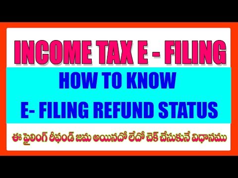 Income Tax Refund Status Video