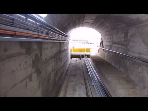 Standseilbahn 6542.01 Buseno Staumauer Molina Bergfahrt Funicolare