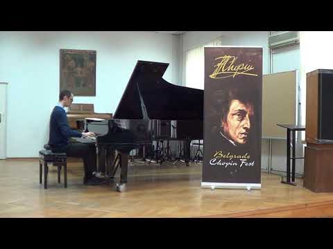 BELGRADE CHOPIN FEST 2019 - Review of piano talents, Simić Marko