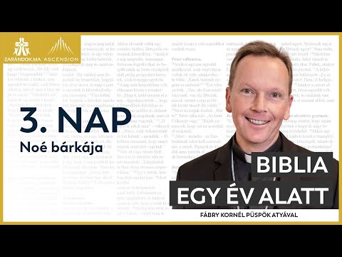 3. nap: Noé bárkája – Biblia egy év alatt podcast (Fábry Kornél atyával)