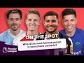Premier League players put on the spot ft. Grealish, Odegaard, Guimaraes & Enzo