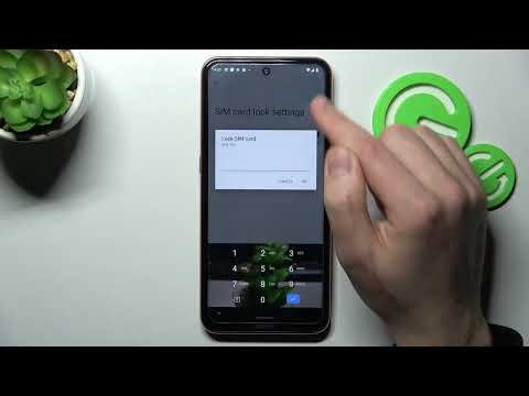 How to Lock SIM Card with SIM PIN on NOKIA X20 - SIM Card Locking