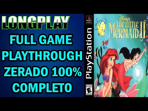 Longplay Disney's The Little Mermaid II [PS1] Full Game Playthrough Zerado 100% Completo