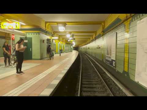 U-Bahn Berlin: Führerstandsmitfahrt im F84 auf der U8 von Wittenau bis Hermannstraße [4K60]