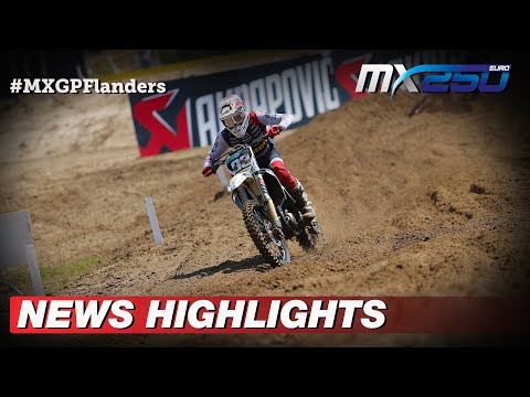 News Highlights | EMX250 Race 1 | MXGP of Flanders 2022 #MXGP #Motocross