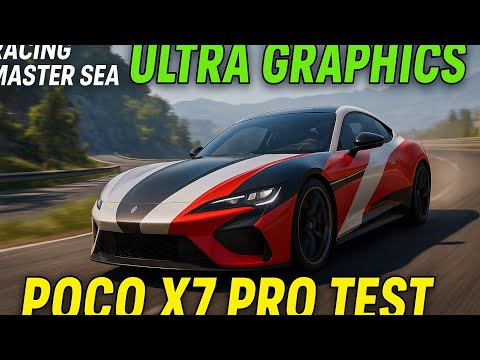Racing master sea version Poco x7 pro test