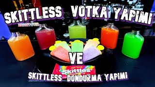 Skittless Votka Nasıl Yapılır ve  Skittless ice pop Dondurma Özel Tarif
