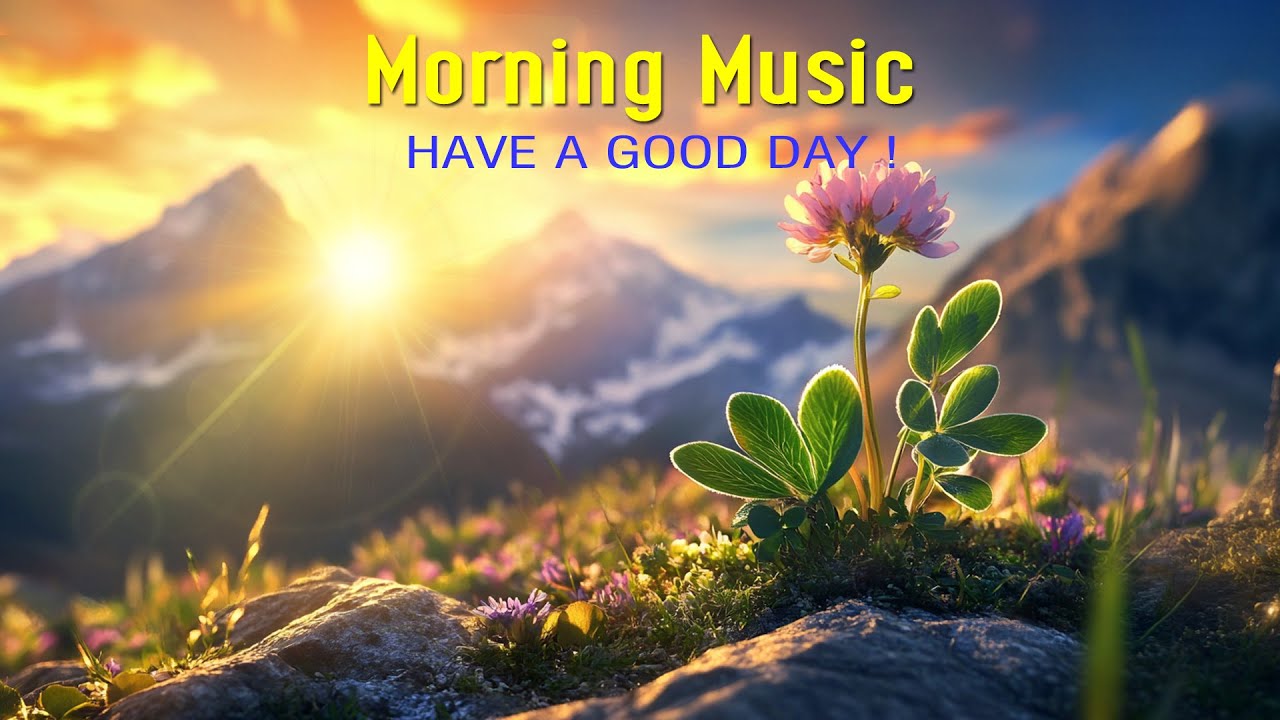 PEACEFUL MORNING MUSIC - Wake Up Happy & Deep Relaxation -Morning Meditation Music For Stress Relief
