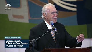Sarney relança coletânea de romances e reflete sobre vocação e destino