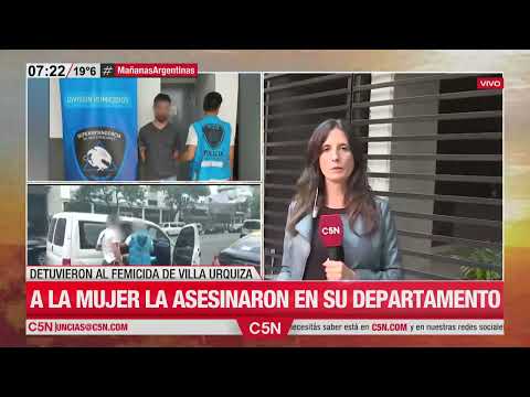 The Villa Urquiza femicide was arrested: he had killed a woman in her apartment.